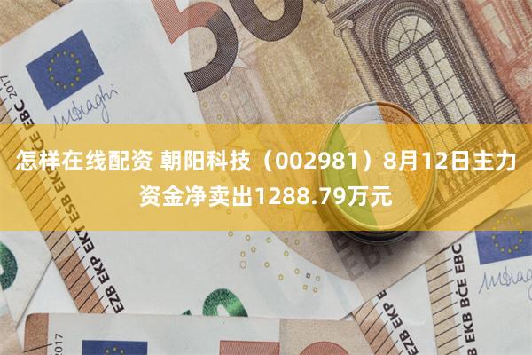 怎样在线配资 朝阳科技（002981）8月12日主力资金净卖出1288.79万元
