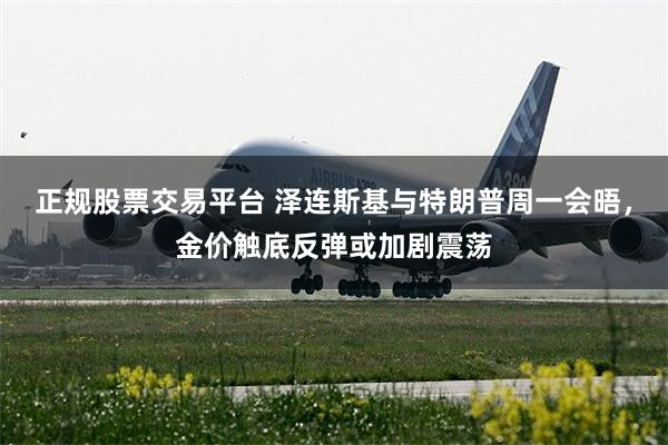 正规股票交易平台 泽连斯基与特朗普周一会晤，金价触底反弹或加剧震荡