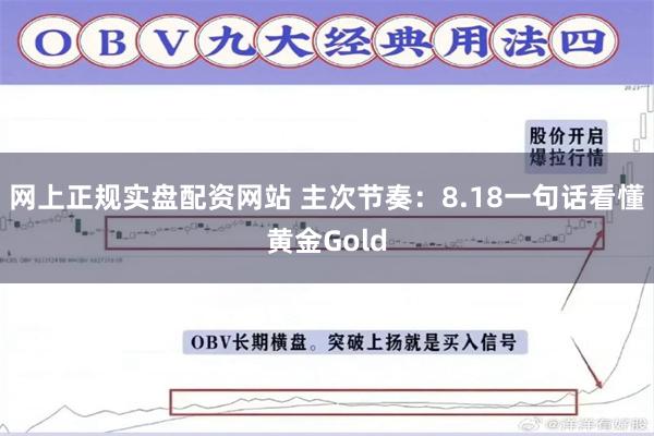 网上正规实盘配资网站 主次节奏：8.18一句话看懂黄金Gold