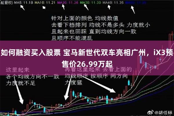 如何融资买入股票 宝马新世代双车亮相广州，iX3预售价26.99万起